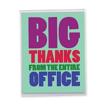 Imagem de NW-JUMBO-THANKYOU-ESPECIFIC, Big Thanks From The Office Thank You Card J6886TYG-US