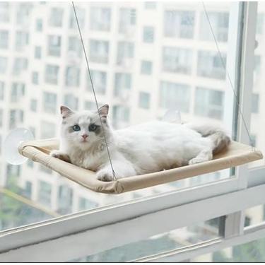 Imagem de Cama de Janela Suspensa para Gatos com Ventosa