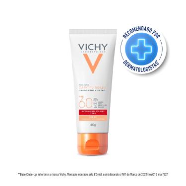 Imagem de Protetor Solar Facial Vichy UV Pigment Control FPS60 com cor 2.0 - 40g 40g