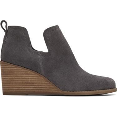 Imagem de TOMS Bota feminina, EUA, Camurça cinza, 38