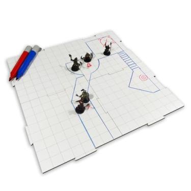 Imagem de Grid de Batalha Modular/Riscável - 4 placas - Estilo B -