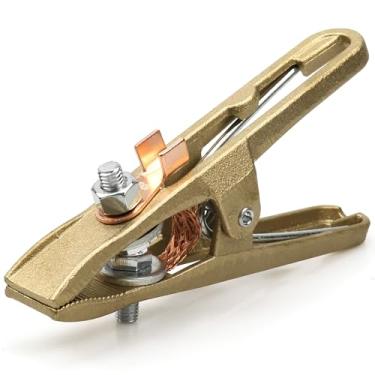 Imagem de Vaphy Grampo de solda em forma de A 400A de latão com clipe de aderência de cobre e terra adequado para soldagem MIG MMA TIG ARC