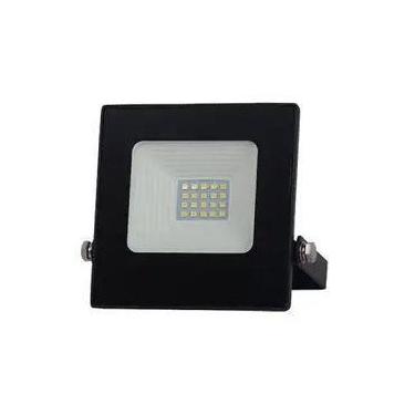 Imagem de Refletor Preto Led Luz Amarela Jardim 50W Bivolt Lorenzetti