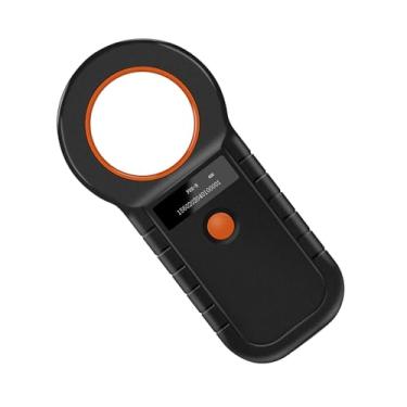 Imagem de Leitor de chip para identificação de animais de estimação, leitor de microchip com tela de exibição para gerenciamento de animais