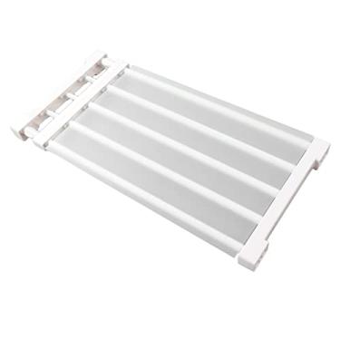 Imagem de Prateleira de Tensão de Armário, Prateleira Separadora de Armário Expansível, Divisória de Armazenamento para Armário de Guarda-roupa, Sapateira para Livros, (50‑80 cm/19,7‑31,5