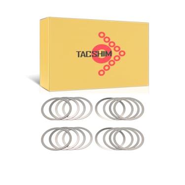 Imagem de TACSHIM Kit de calço de porca cilíndrica 0,2,5 cm 0,5 cm 0,7,6 cm 0,10 cm de espessura (pacote com 16) MFR#15BN