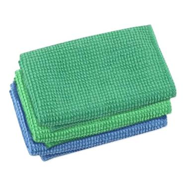 Imagem de Tuut, Linha Top Clean, Jogo com 3 Panos para Limpeza de Microfibra, Colorido, 40cm