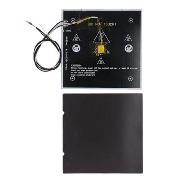 Imagem de Cama Quente de Substituição de Impressora 3D 24V 280W Plataforma de Cama Aquecida Com Base Magnética Liga de Alumínio 235x235x3mm Aquecimento Rápido para Impressora 3D K1 K1C