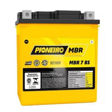 Imagem de Bateria Pioneiro Mbr 7 Bs 12v 7ah Xtz 250 Lander, MBR 7 BS
