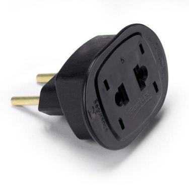 Imagem de Adaptadores Energia Forlux Tomada 2P P/Nbr14136 Preto