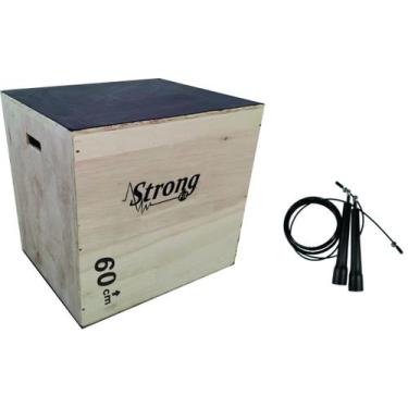Imagem de Jump Box Cross 40X50X60' + Corda - Strongfit