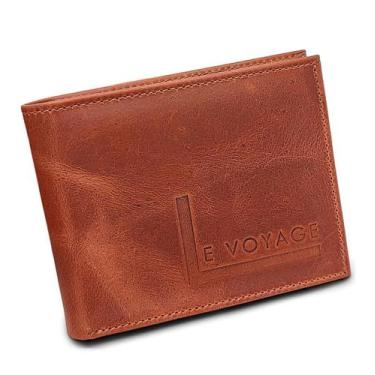 Imagem de Carteira Masculina Couro Le Voyage Para Cartões Documentos