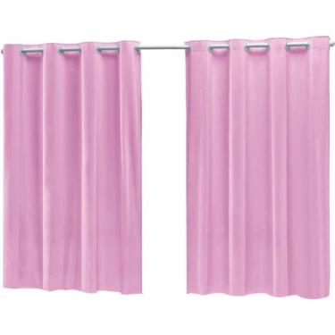 Imagem de Cortina Corta Luz Blackout Blecaute 2 80 X 1 60 - Cris Enxovais, rosa