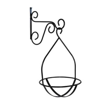 Imagem de Suporte De Vaso De Parede Com Mão Francesa Jardineira De Parede - D'Co