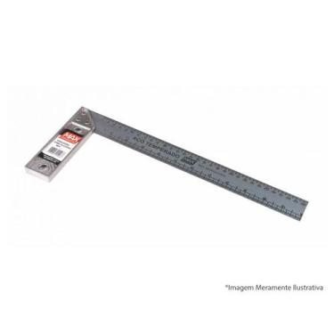 Imagem de Esquadro Max Cabo Aluminio 12equot 30Cm 91250