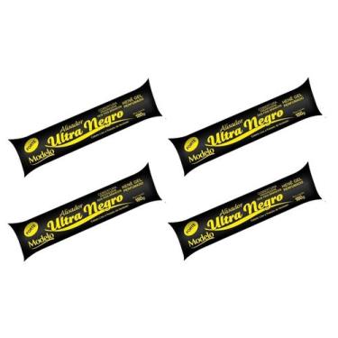 Imagem de Hene em Gel Perfumado Modelo Alisador Ultra Negro 04x180gr Preto Forte
