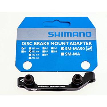 Imagem de SHIMANO Suporte de montagem de freio a disco MA-90 (preto, haste de 160 mm/dianteiro)