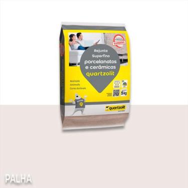 Imagem de Rejunte Porcelanato E Cerâmicas Antimofo Quartzolit 5kg Cores, Palha