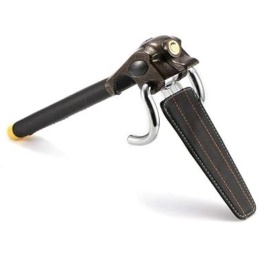 Imagem de Riloer Trava de volante com 3 chaves, dispositivo antifurto resistente, dispositivos de bloqueio anti-roubo de carro com martelo de segurança, ajuste universal para carros, caminhões leves, vans e