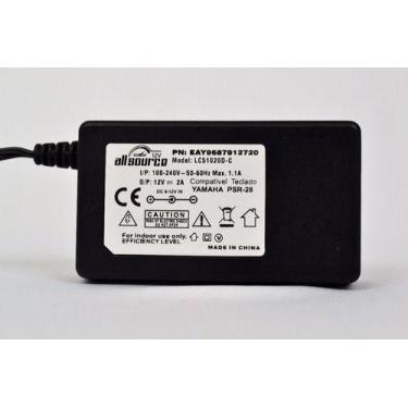 Imagem de Fonte P/ Teclado Yamaha 12v 2a Psr-28 - All Source