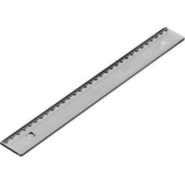 Imagem de Régua de 30 Cm Poliestireno Cores Sortidas - Acrimet, FUME