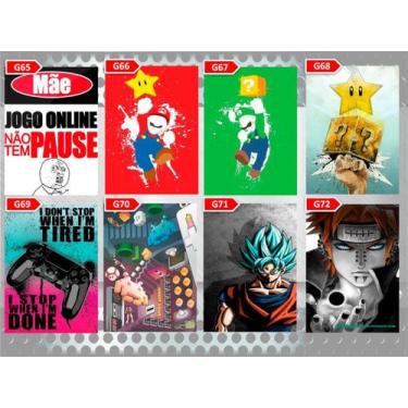 Imagem de Placa Decorativa MDF 20x28 Cm Games - Premium