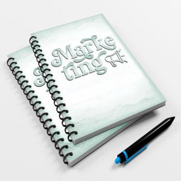 Imagem de Caderno Universitário 96fls Profissão Luxo Marketing Mod 02 - Premium