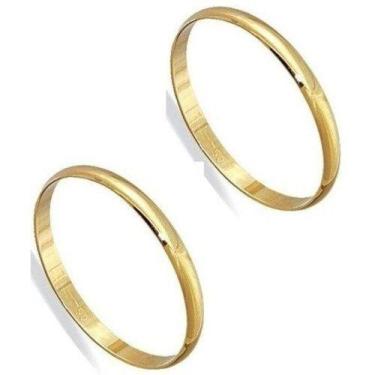 Imagem de Par De Aliança Noivado/casamento Ouro18k / 1,10 Mm / 1.00 Gr - Ouro 18