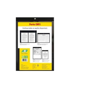 Imagem de Kit 5 Porta Cnpj Vertical Acp 240mm X 315mm
