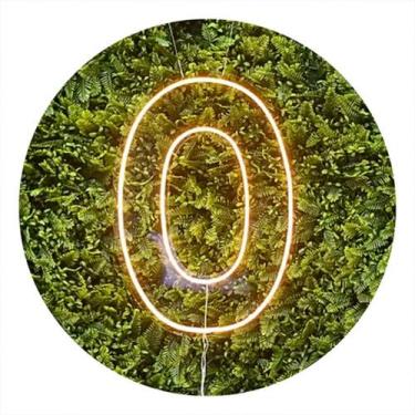 Imagem de Painel Led Neon Números 0 a 9 Acrílico Cristal 50cm Altura - Laser Leg