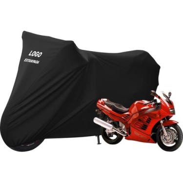 Imagem de Capa Para Moto Suzuki RF 600 RF 900 Com Logo - Mz, Preta
