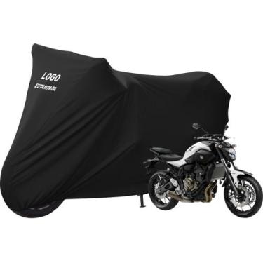 Imagem de Capa Para Moto Yamaha MT 07 Alta Durabilidade Com Logo - Mz, Preta