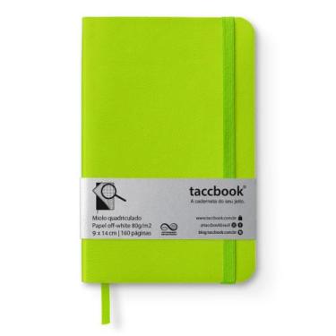 Imagem de Caderneta Quadriculada taccbook Lima 9x14 Flex
