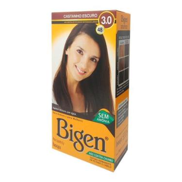 Imagem de Tintura Para Cabelo 3.0  48 Castanho Escuro Bigen