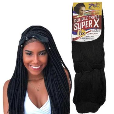 Imagem de Cabelo Jumbo Tranças Jumbão Super X 400 gramas - zhang, CASTANHO ESCUR