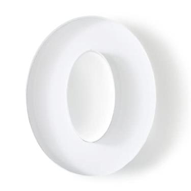 Imagem de Soul & Lane Caixa de charcutaria com número de papelão preenchível, recorte grande em forma de números de papel machê para alimentos, bandeja de presente vazada branca para decoração de aniversário e