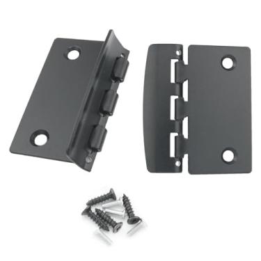 Imagem de ITROLLE 2 peças Fechadura de porta móvel dupla de privacidade preta com parafusos segurança infantil e proteção doméstica fivelas de porta