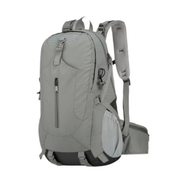 Imagem de menolana Caminhadas mochila escalada mochila resistente à água saco de trekking daypack caminhadas para caça touring bicicleta mochila, Cinza