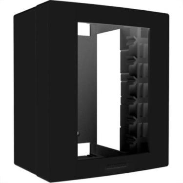 Imagem de Sistema Alumbra Inovapro Caixa Sobrepor + Placa 3 Modulo Preta 85157