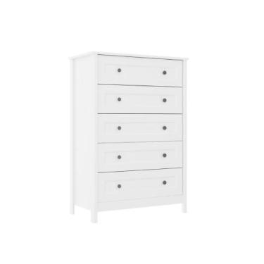 Imagem de Cômoda Alta Ditália 5 Gavetas DM-229 Branco cozy