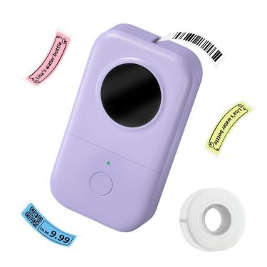 Imagem de Impressora de adesivos portátil Label Maker Phomemo D30 roxa