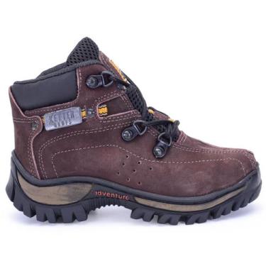 Imagem de Tenis Adventure Bota Infantil Café Coturno Couro Ketter Boot  - Ketter