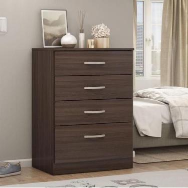 Imagem de Cômoda Ambiente Astral 4 Gavetas Café Touch - Demóbile - Demobile