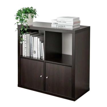 Imagem de Estante Para sala de estar Colecionador de vinis MDF 25mm com 2 Portas