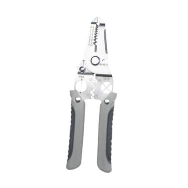 Imagem de WeiLaiKeQi Cortador de arame crimper, aço inoxidável, multifuncional, alicate de arame de crimper a cabo elétrico para enrolamento de corte dividindo corte