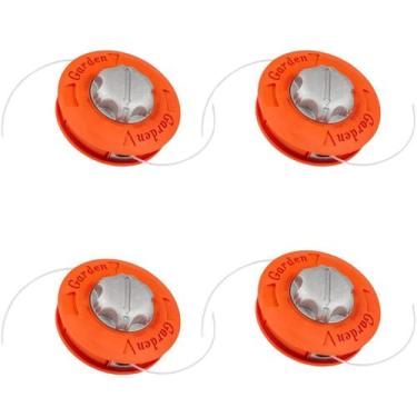 Imagem de Kit 04 UN Carretel Nylon Automatico Roçadeira M10 Easy Load Reforçado 