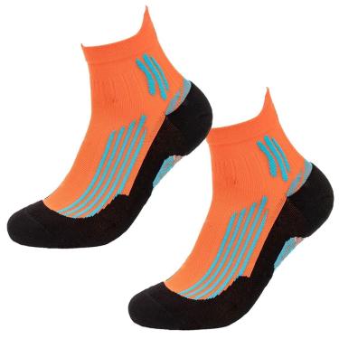 Imagem de Meia Esportiva Cano Curto Compressao Corrida Academia Treino Atividade Fisica Esporte Respiravel Confortavel Seguro Resistente