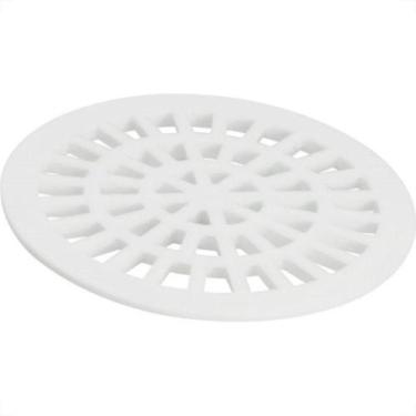 Imagem de Grelha Plastica Amanco Redonda Branca 10X10 11624