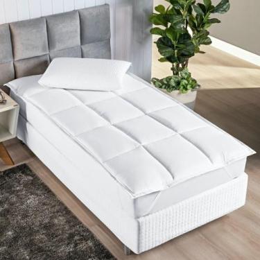 Imagem de Pillow Top Solteiro Suavitec Micropercal 200 Fios - 1 Peça - Bia Enxov