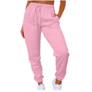 Imagem de Kit 5 Calça Moletom Juvenil Flanelada Masculino Feminino Unisex - Vale